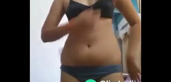  Cute Indian girl stripping